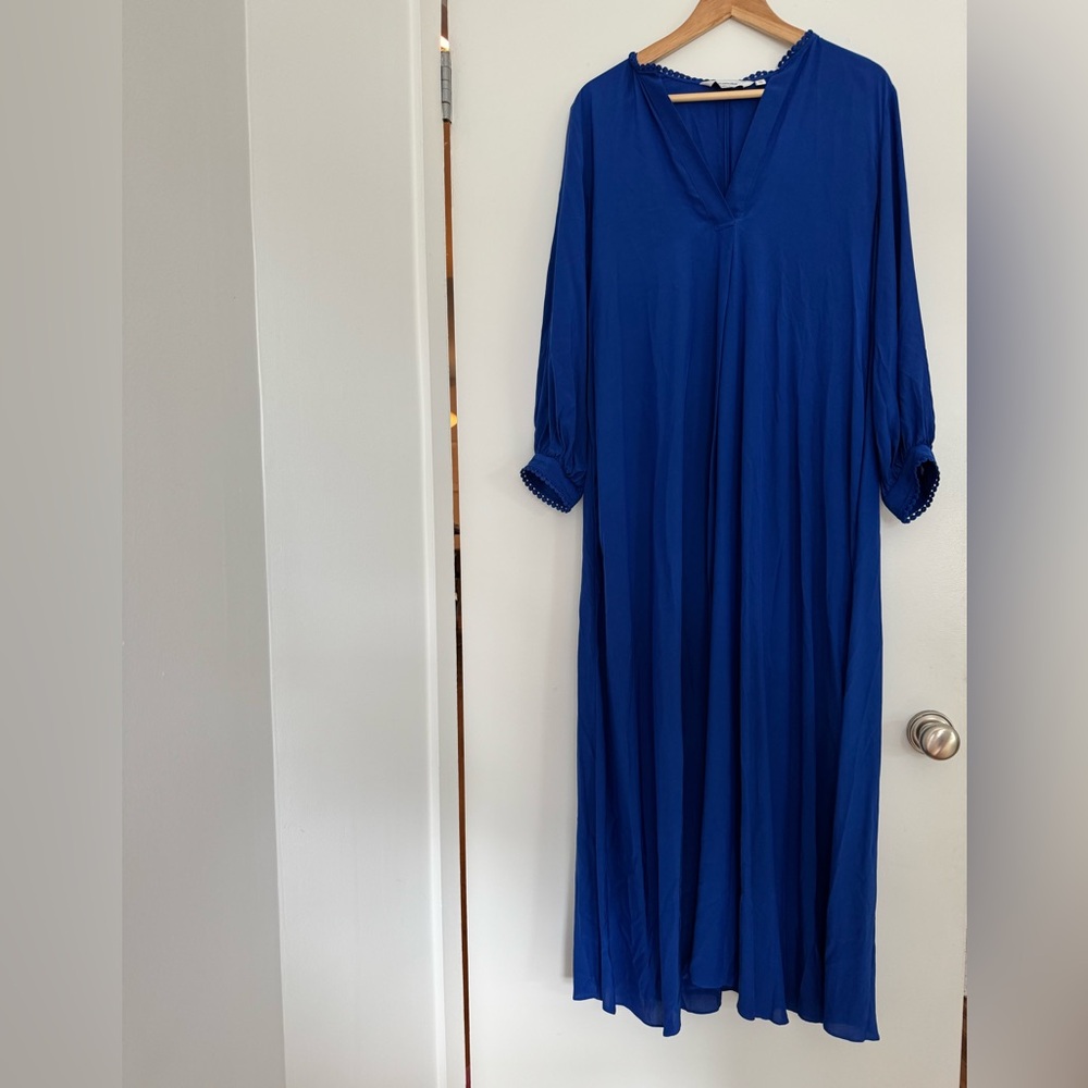 & Other Stories cobalt blue maxi dress